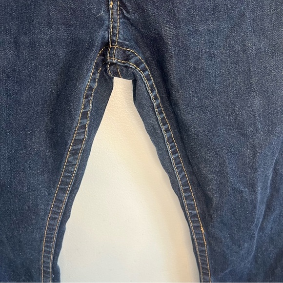 True Religion Womens Straight Leg Jeans Flap Pocket Sz 31 Slim Fit Retro Western - Picture 7 of 15